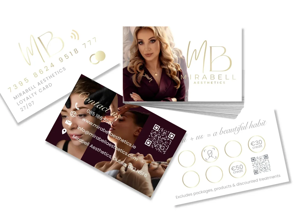 Mirabell Aesthetics business and loyalty cards